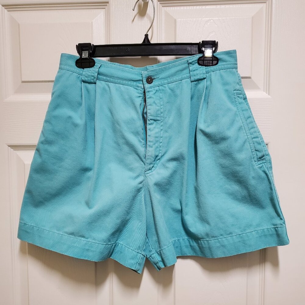 Liz Sport Turquoise Jean Shorts
